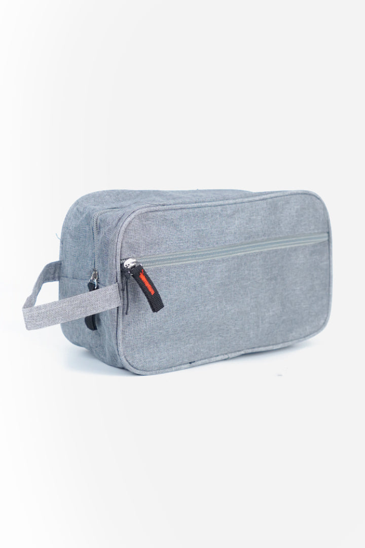 Vanguard Dual-Compartment Toiletry Kit – Ash Grey - Mendeez