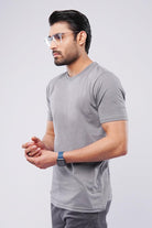 Metallic Grey Crew Neck - Mendeez PK 