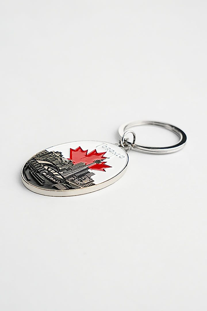 Canada Keychain - White - Mendeez