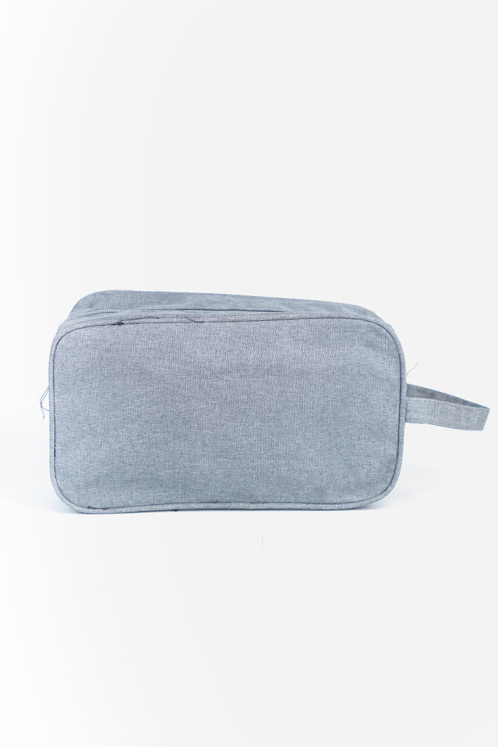 Vanguard Dual-Compartment Toiletry Kit – Ash Grey - Mendeez