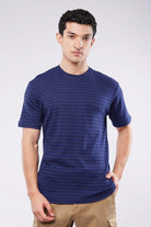 Striped T-Shirt - Blue - Mendeez