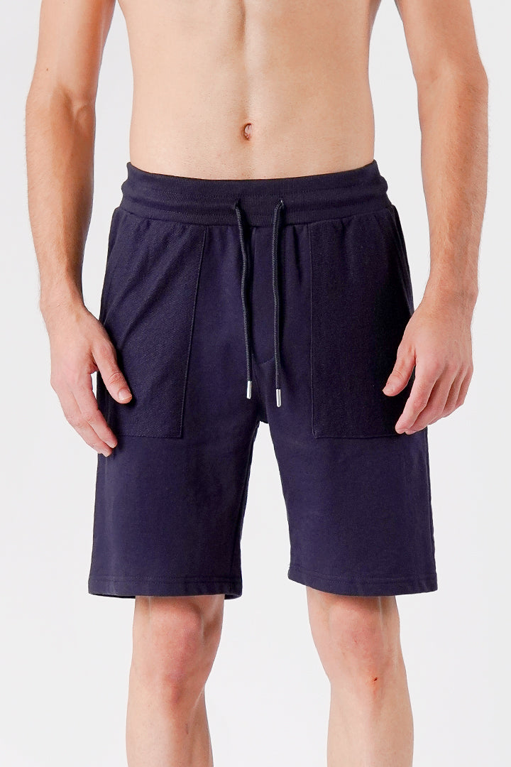 Terry Shorts - Navy Blue - Mendeez