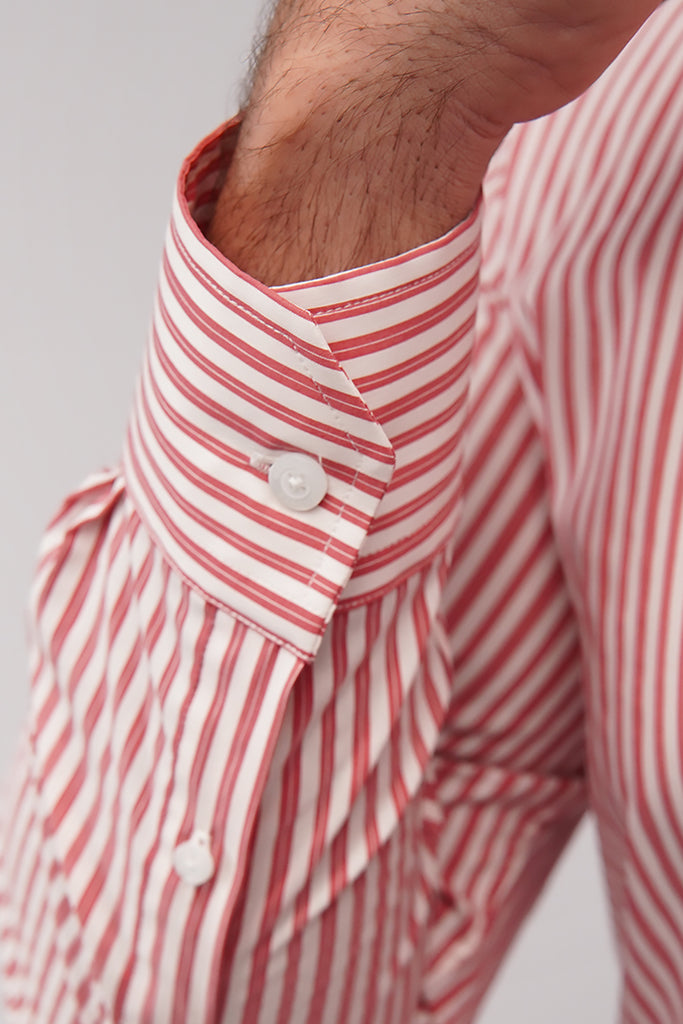 Striped Shirt - Red & White - Mendeez