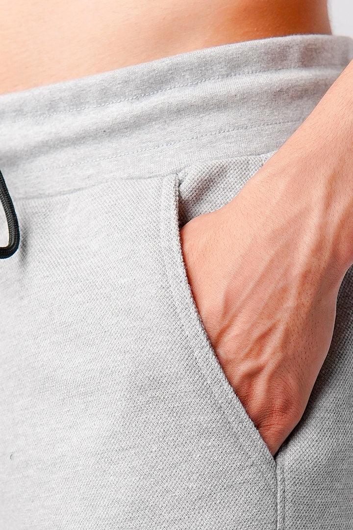 Knit Cargo Trouser - Heather Grey - Mendeez