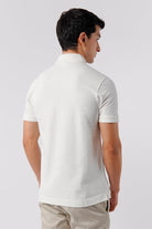 Regular Fit Polo Shirt - Off White - Mendeez
