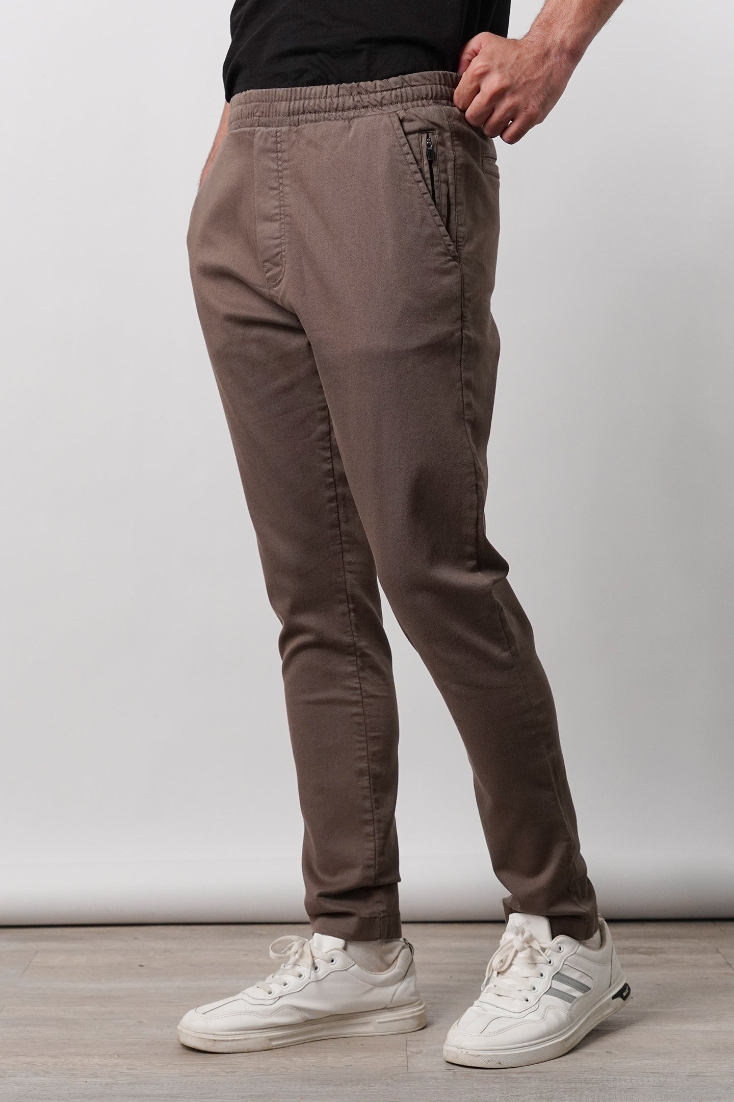 All Day Pants - Muted Brown - Mendeez