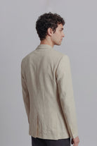 Linen Blazer - Cream - Mendeez