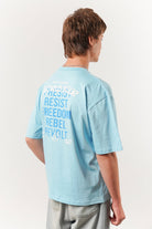 Box Fit Tee - Sky Blue - Mendeez