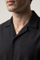 Cuban Shirt - Black - Mendeez