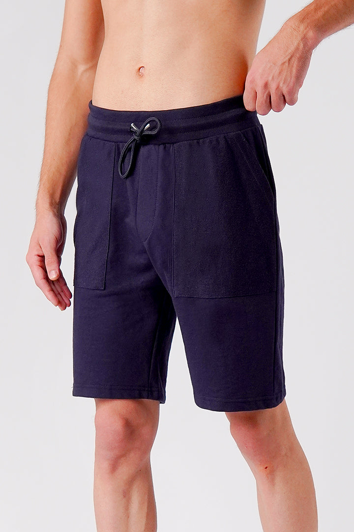 Terry Shorts - Navy Blue - Mendeez