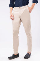 Slim Fit Chinos - Beige - Mendeez