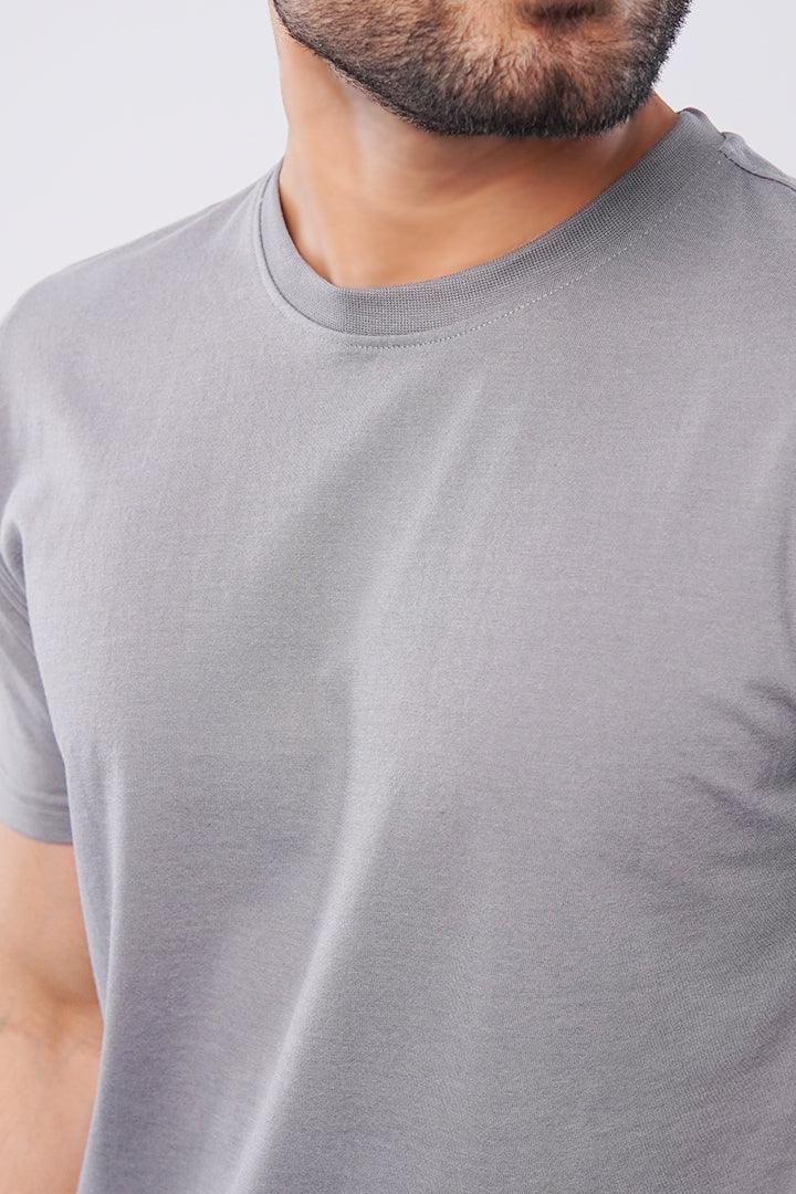 Metallic Grey Crew Neck - Mendeez PK 