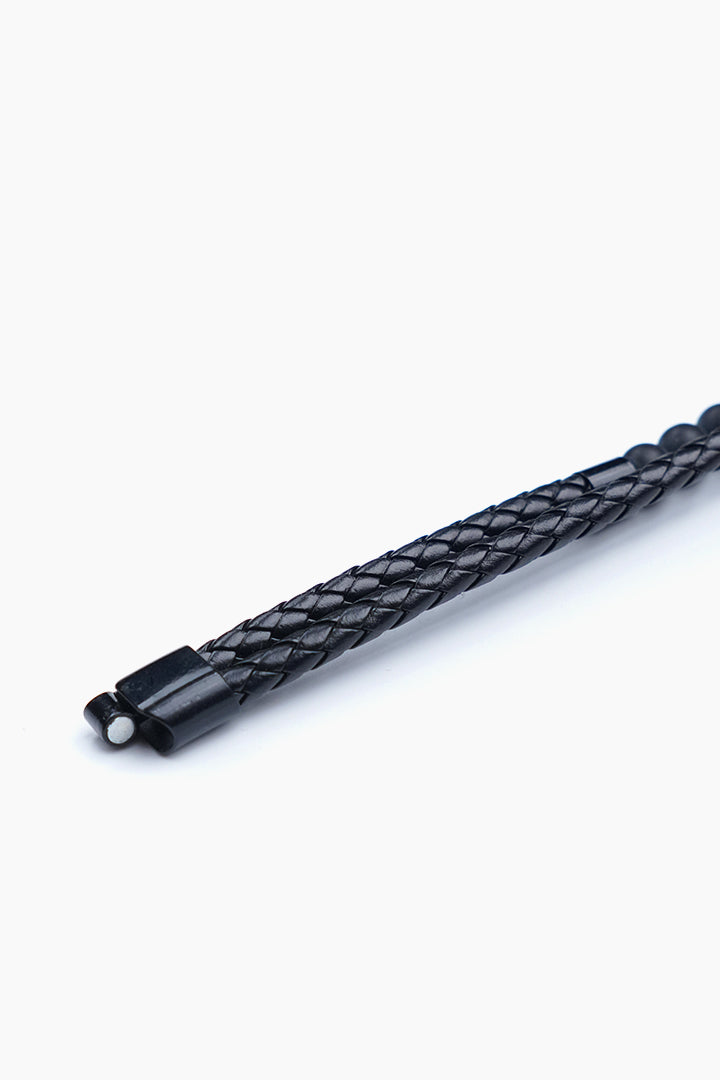 Double-Layer Braided and Matte Bead Bracelet-2-MENDEEZ