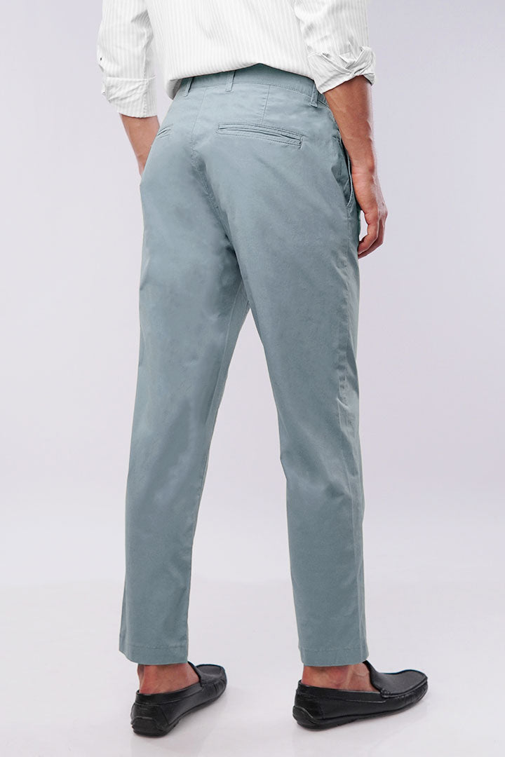 Chino Pants - Greyish Blue - Mendeez