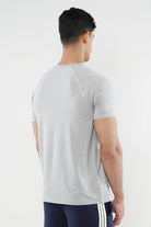 Textured T-Shirt - Light Grey - Mendeez