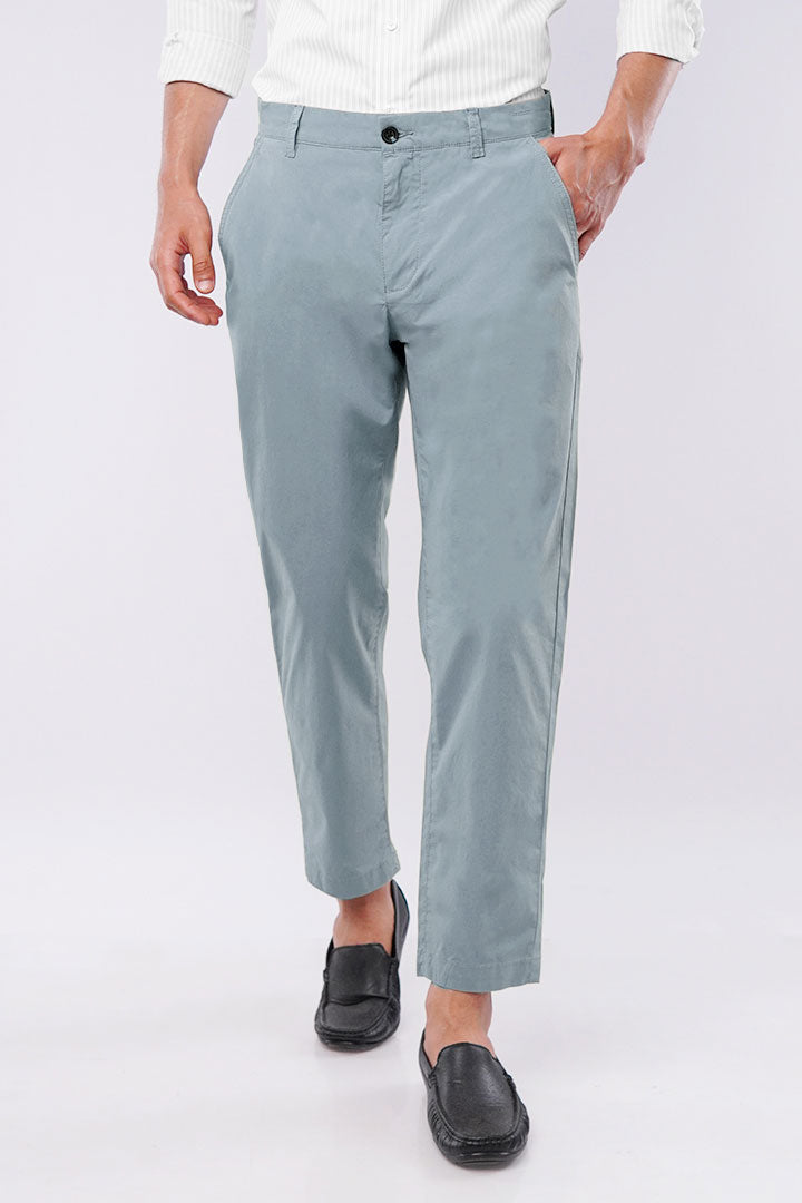 Chino Pants - Greyish Blue - Mendeez