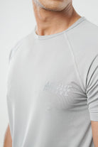 Textured T-Shirt - Light Grey - Mendeez