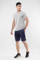 Textured T-Shirt - Light Grey - Mendeez