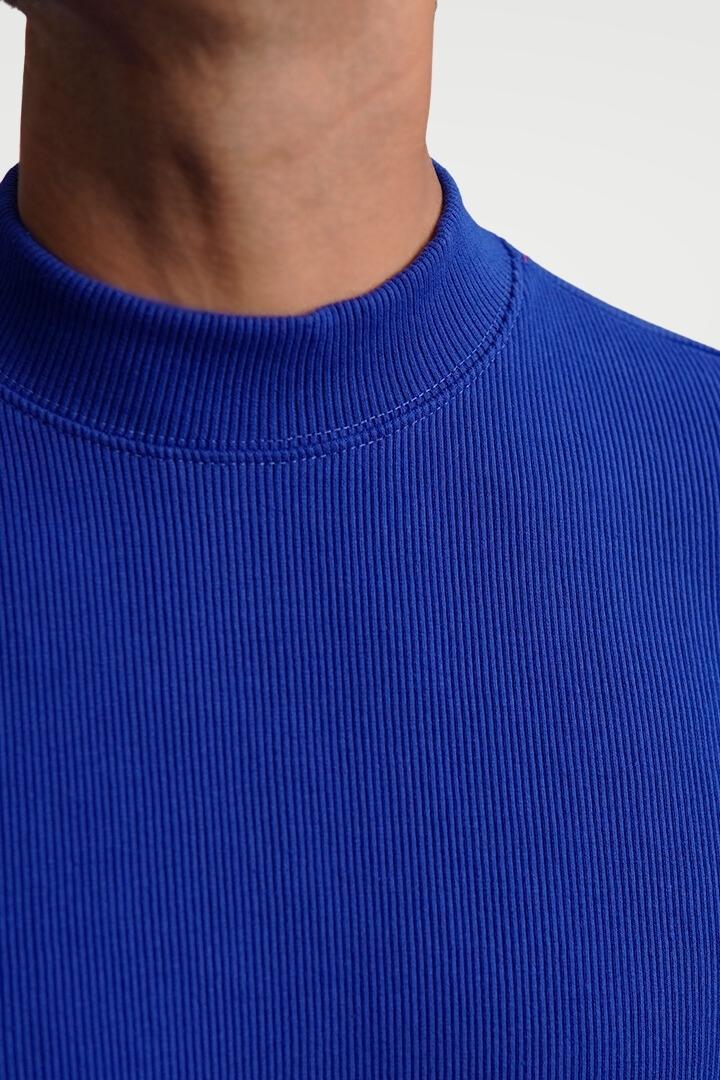 Royal Navy Mock Neck Sweatshirt - Mendeez PK 