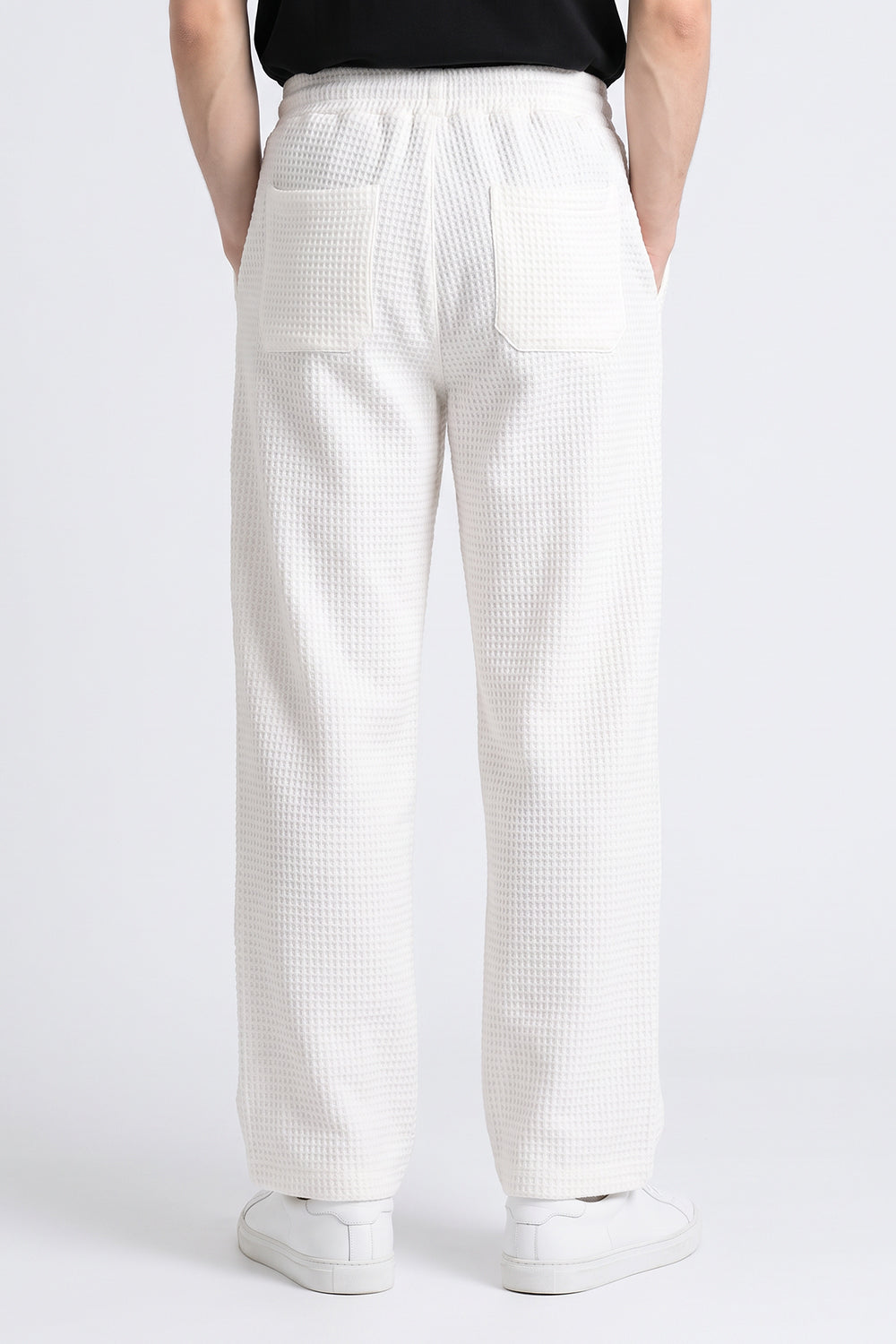 Waffle Loose Fit Trousers — photo 3