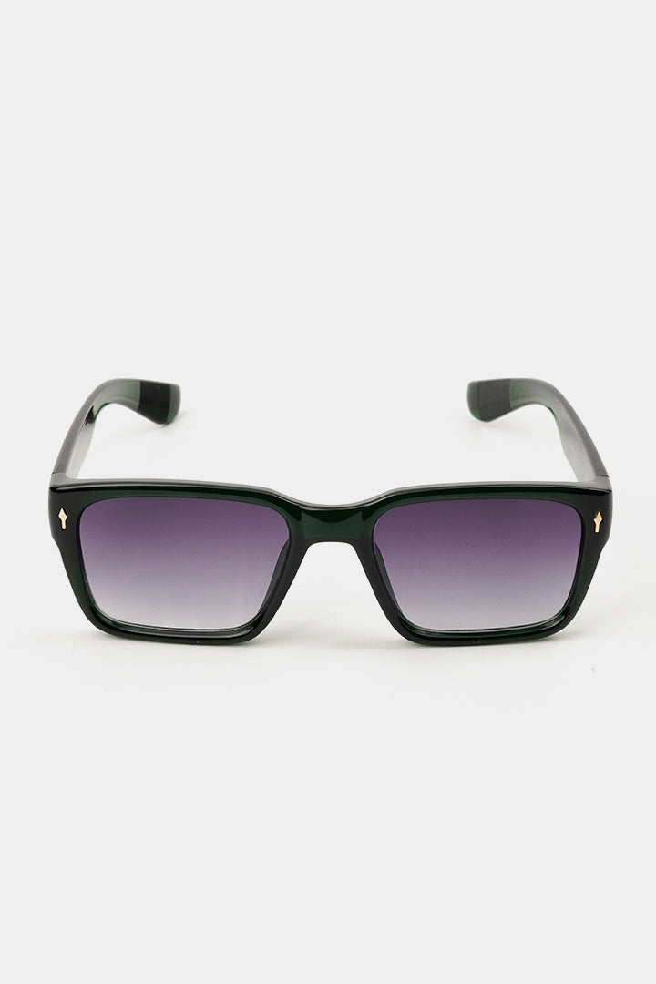 Rectangle Sunglasses - Emerald Green - Mendeez