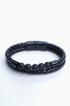 Double-Layer Braided and Matte Bead Bracelet-4-MENDEEZ