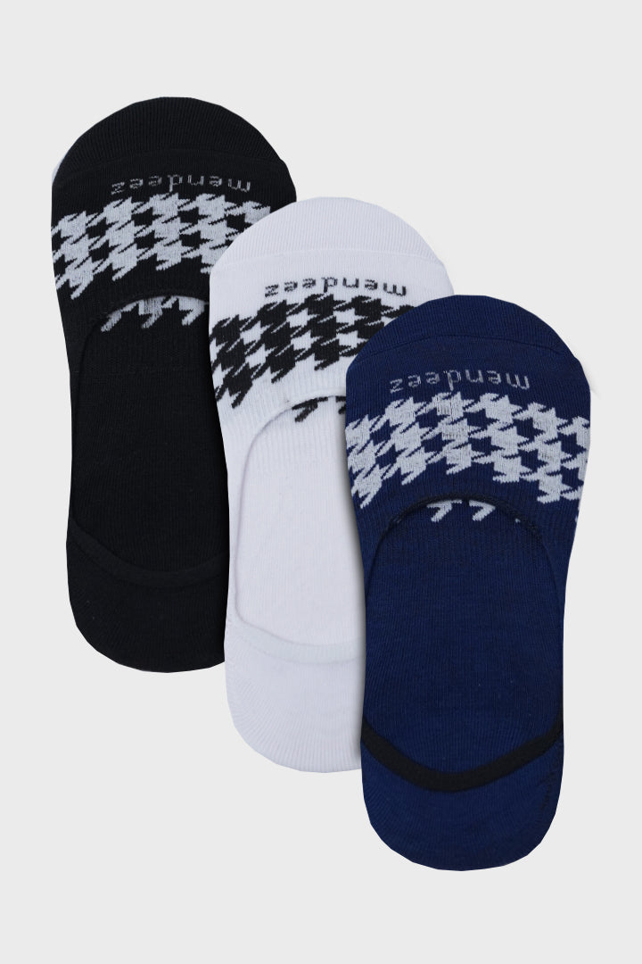 No Show Socks - Pack of 3 - Mendeez