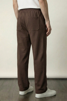 Pintex Jogger Pants - Chocolate - Mendeez