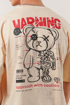 Box Fit Tee - Beige - Mendeez