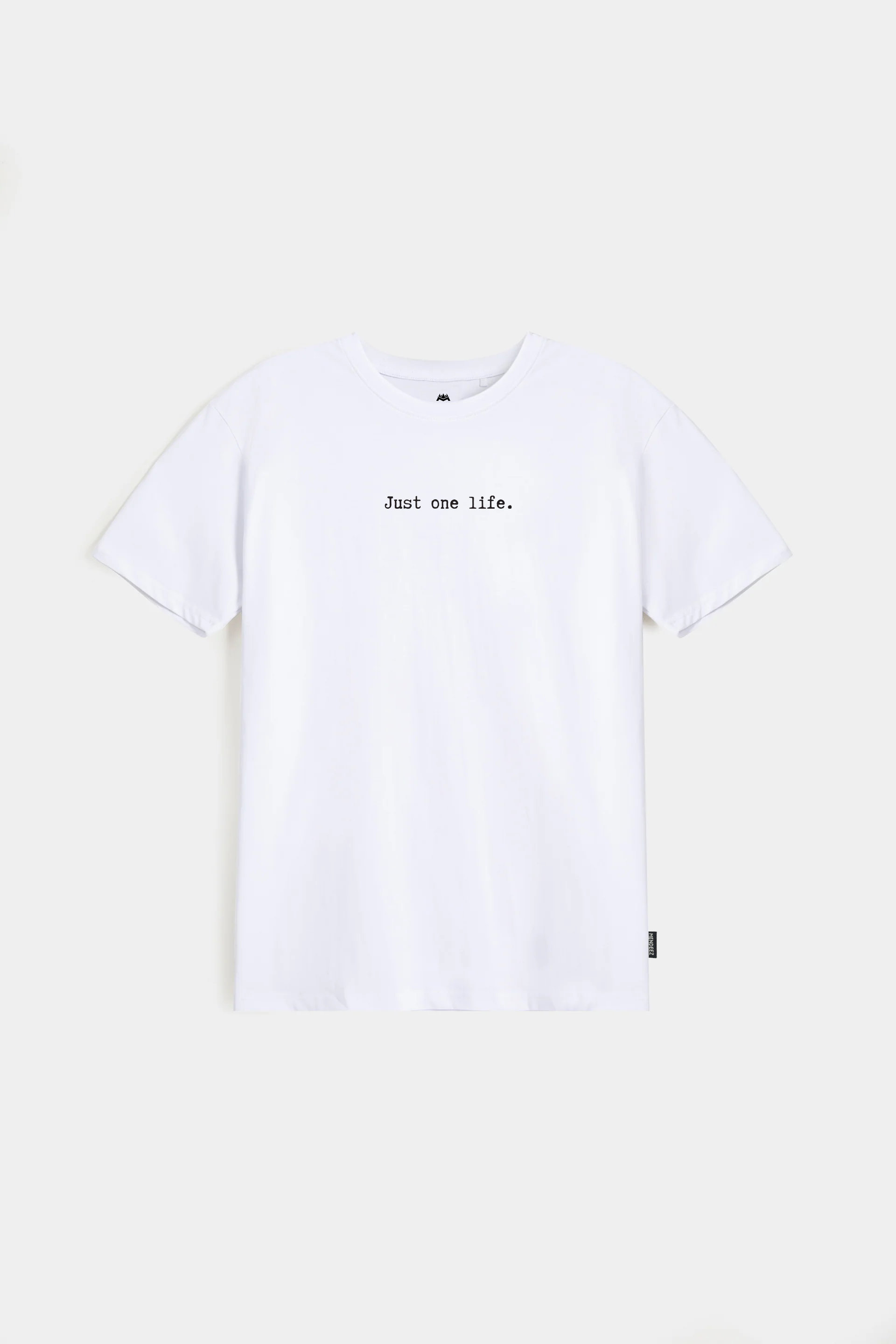 Printed Graphic Tee - White - Mendeez