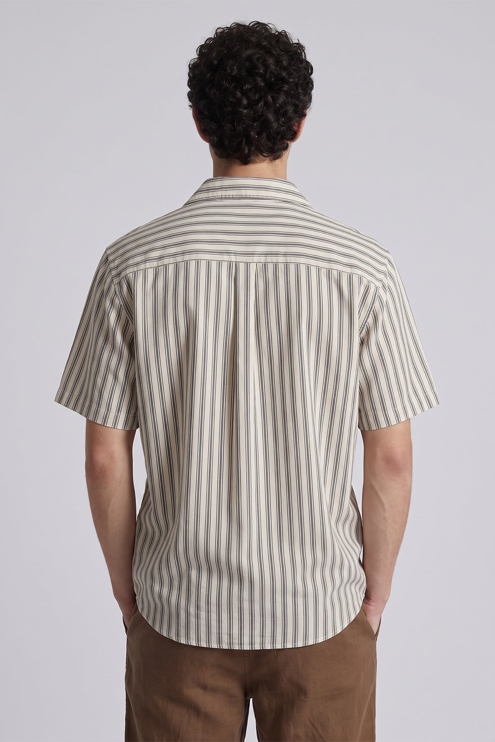 Striped Shirt with Double Pockets — photo 3