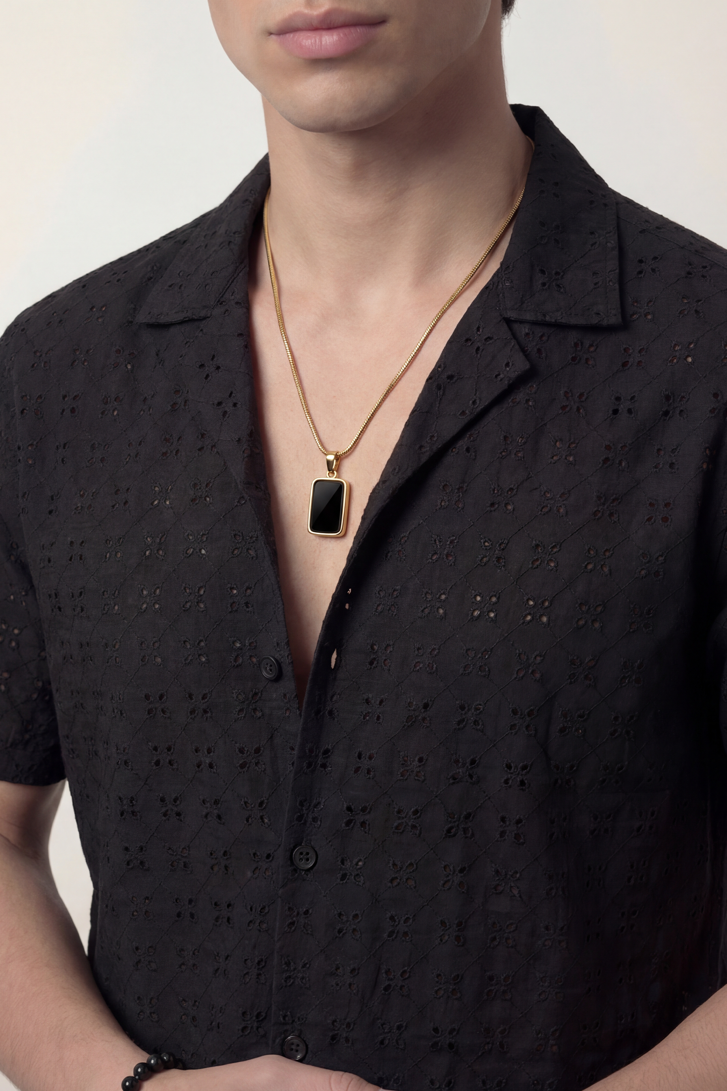 Cuban Shirt - Black - Mendeez