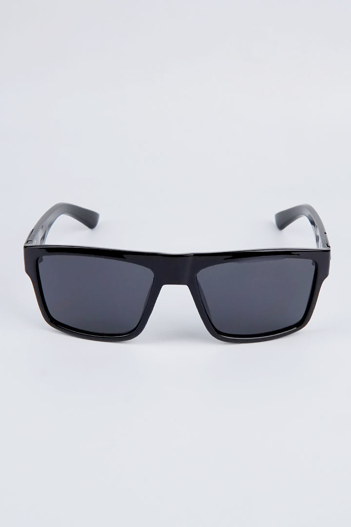 Wayfarer Polarized Sunglasses - Black - Mendeez