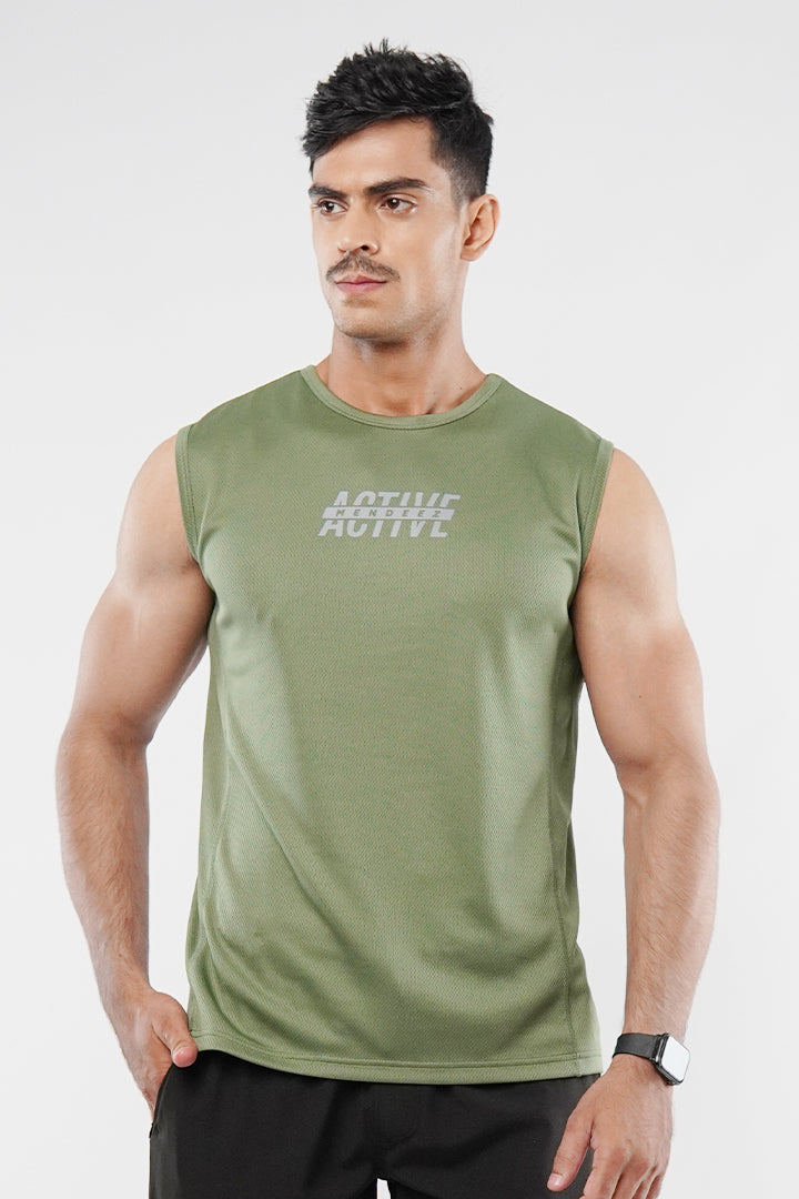 Tank Top - Olive Green - Mendeez