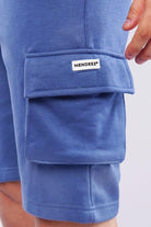 Terry Cargo Shorts - Ocean Blue - Mendeez