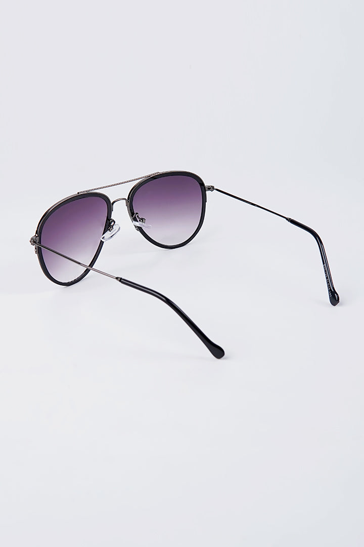 Aviator Sunglasses - Black - Mendeez