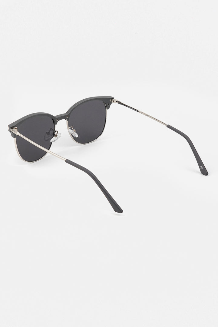 Clubmaster Sunglasses - Grey - Mendeez