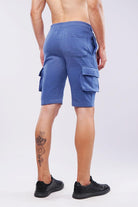 Terry Cargo Shorts - Ocean Blue - Mendeez