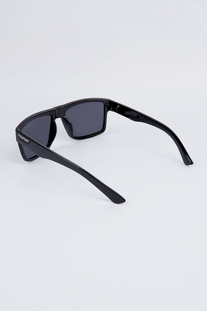 Wayfarer Polarized Sunglasses - Black - Mendeez