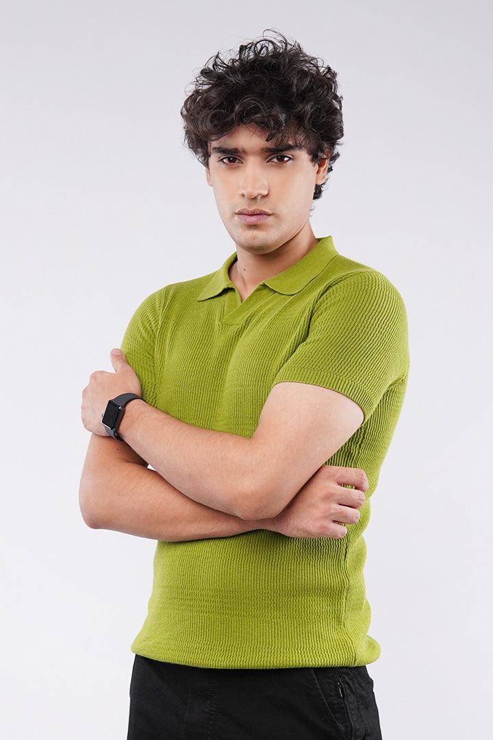 Lime green polo shirt best sale