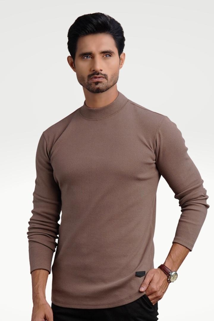 Pink Cocoa Mock Neck Sweatshirt - Mendeez PK 