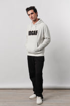 Pullover Embroidered Hoodie - Heather Grey - Mendeez