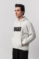 Pullover Embroidered Hoodie - Heather Grey - Mendeez