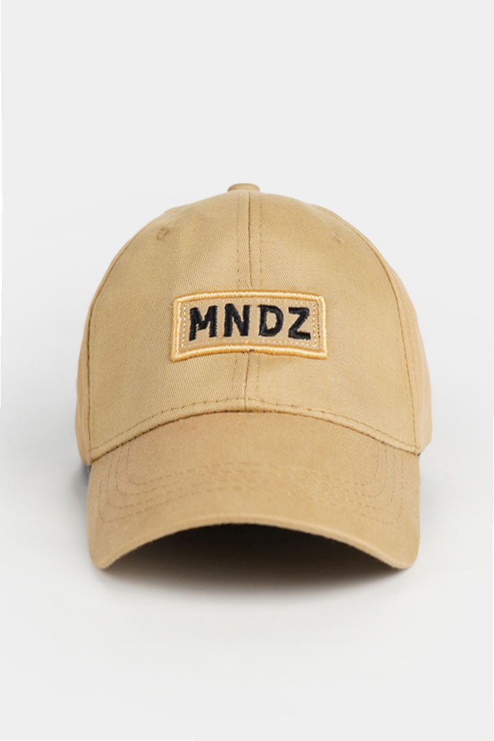 MNDZ Embroidered Cap - Khaki - Mendeez