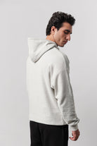 Pullover Embroidered Hoodie - Heather Grey - Mendeez