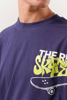 Box Fit Tee - Navy - Mendeez