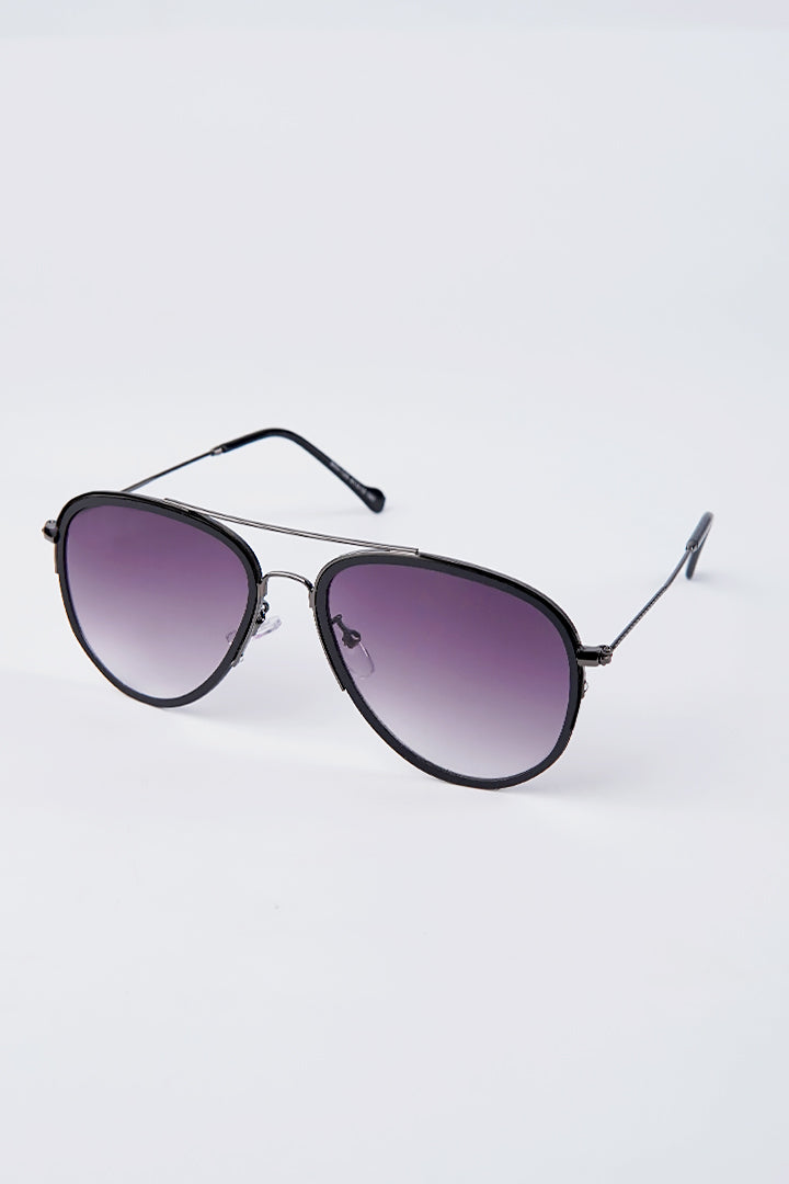 Aviator Sunglasses - Black - Mendeez
