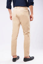 Slim Fit Chinos - Khaki - Mendeez