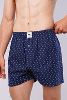 Woven Boxer Shorts - Double Dotted - Mendeez