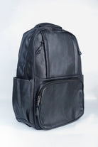 Classic Executive Leather Backpack – Onyx Black-1-MENDEEZ